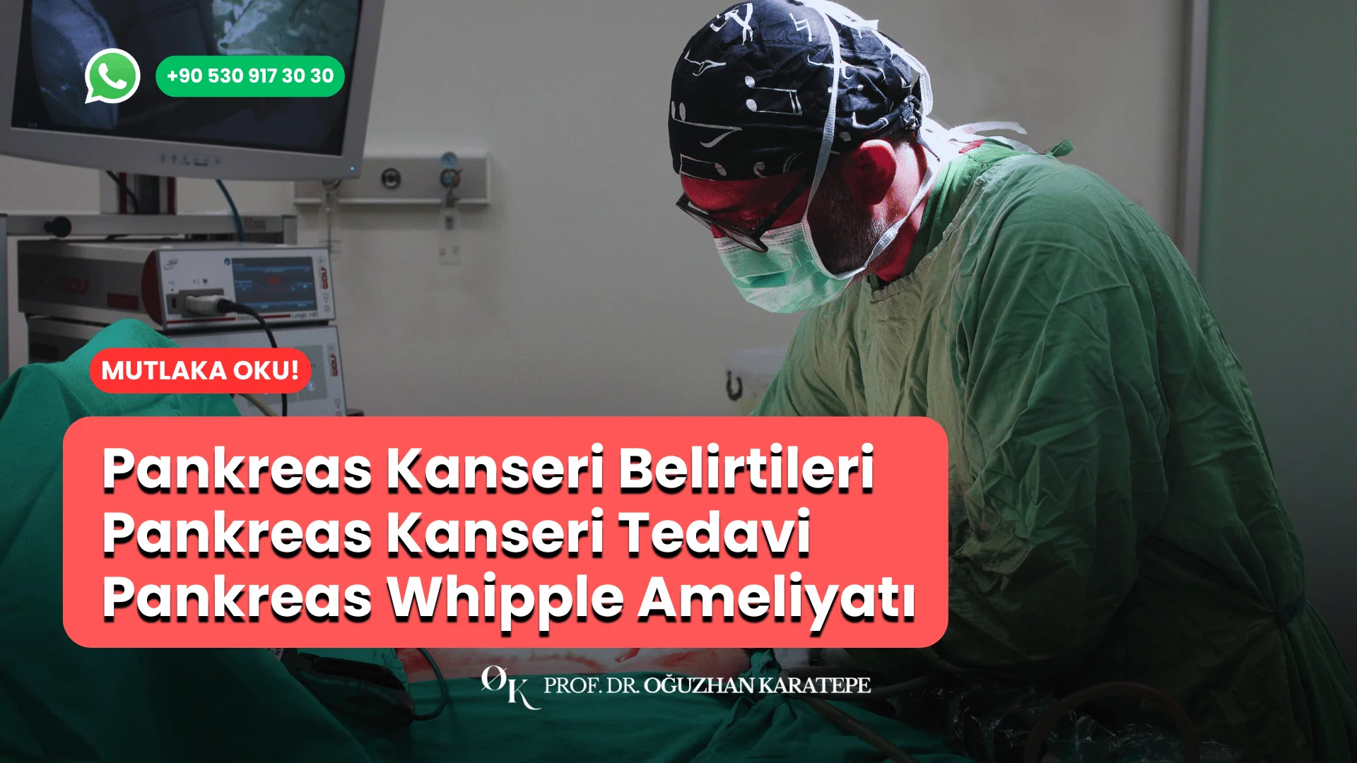 Whipple ameliyatı sonrası tedavi süreci görsel anlatım