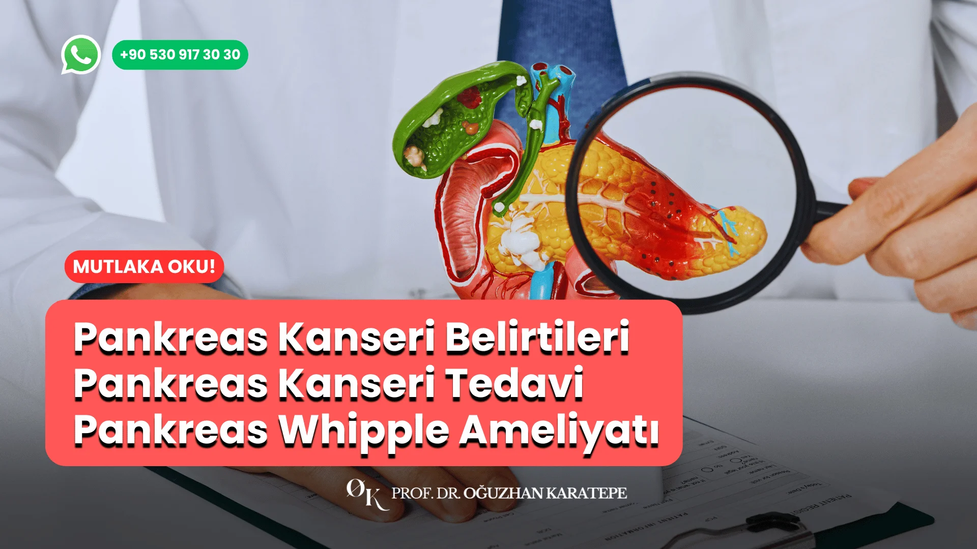 Whipple sonrası iyileşme sürecini gösteren pankreas kanseri görseli