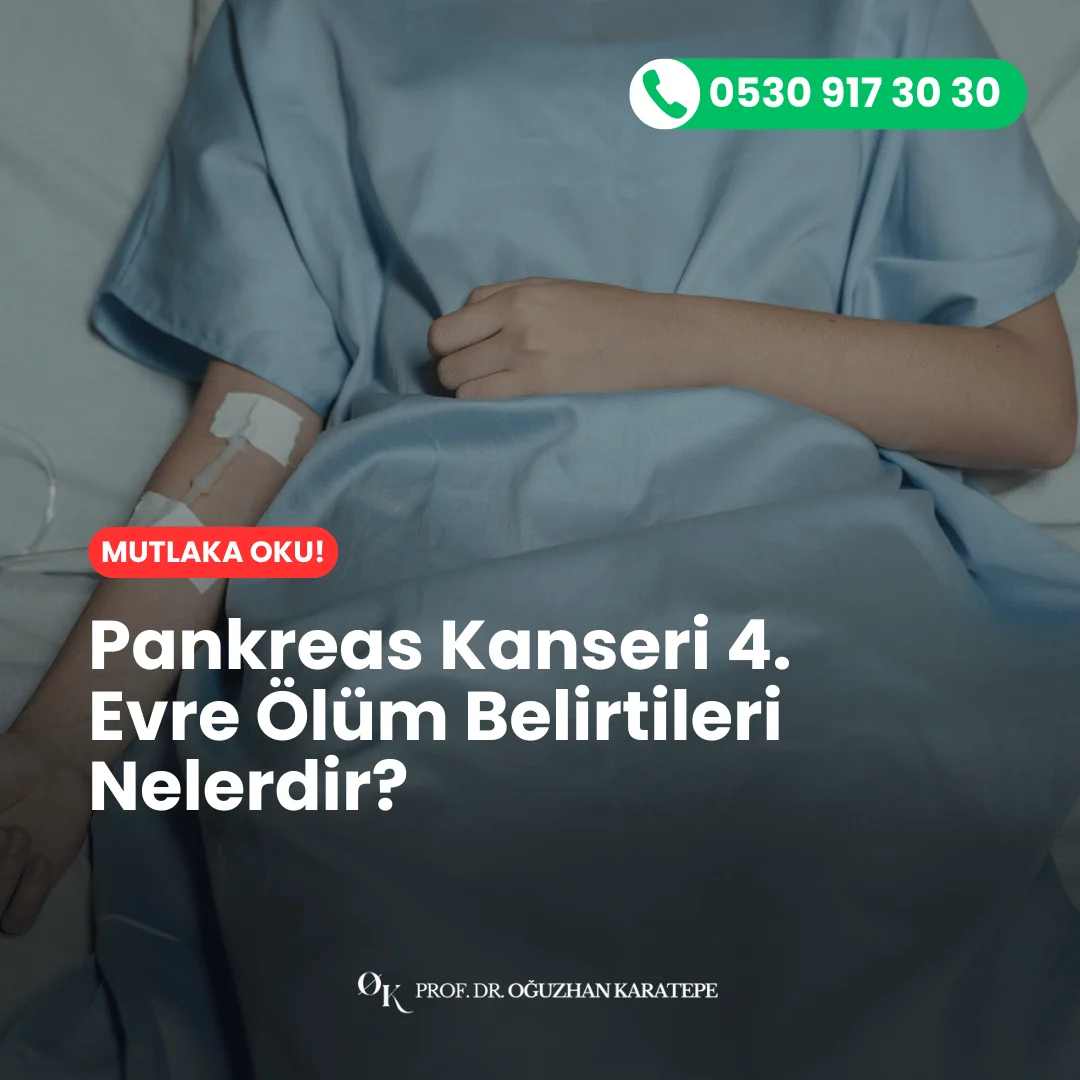 Pankreas kanseri son evre ölüm