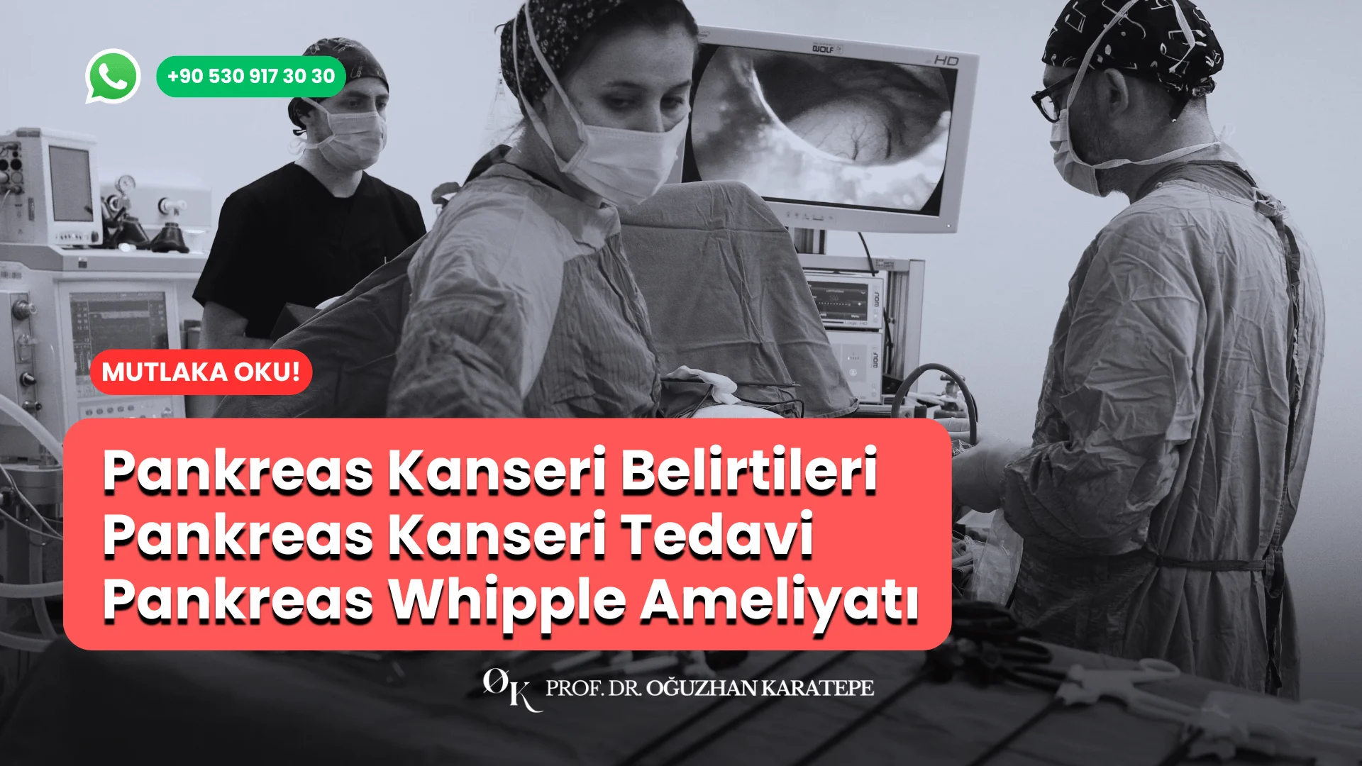 Pankreas kanseri semptomları ve whipple cerrahisi hakkında bilgi